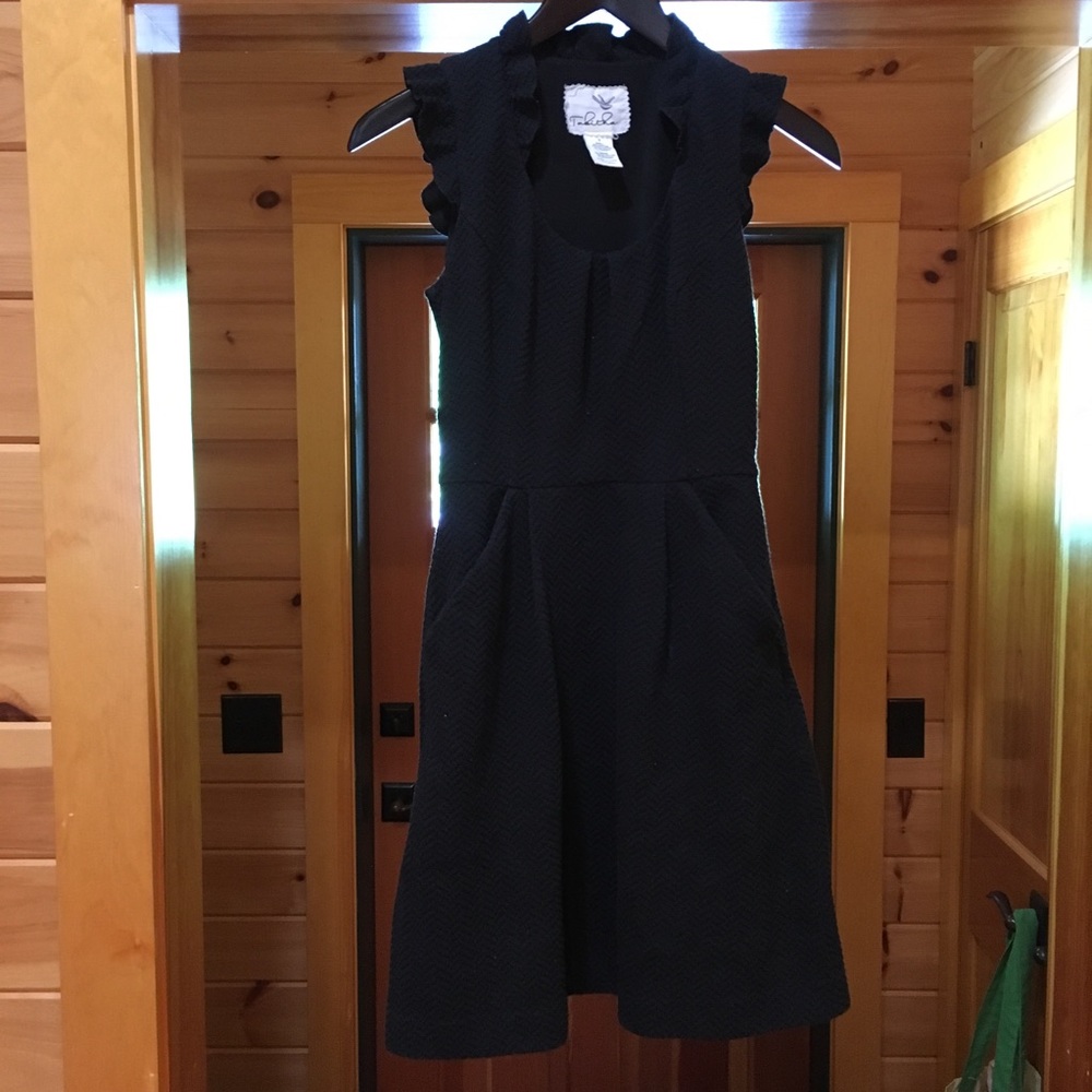 Anthropologie black dress